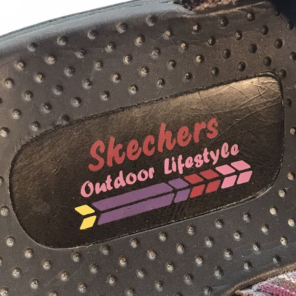 Skechers Outdoor Lifestyle Sandals Woman's 8 Brown Leather Slip On Strappy Slide - Picture 11 of 11